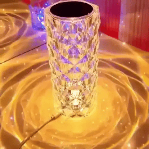 Lampara Diamante Efecto Flor de Loto