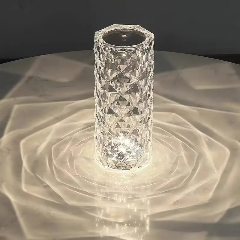 Lampara Diamante Efecto Flor de Loto