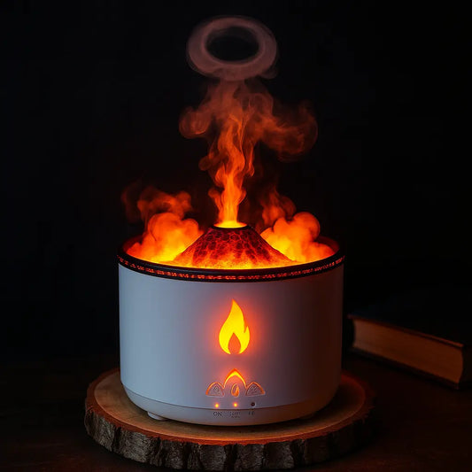 Difusor - humidificador Volcan🌋 Incluye una Esencia de Regalo🎁